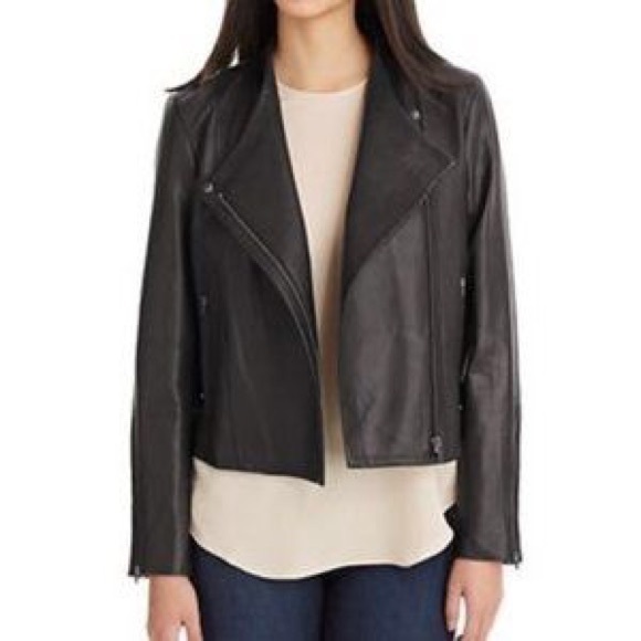Theory phelan r black leather jacket - Picture 3 of 5